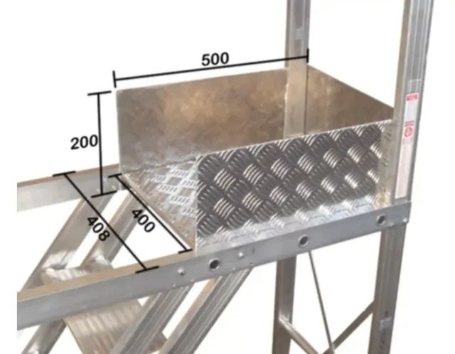 Escada Trepadeira Alulev Tr-402 Alumínio 3,91m 16 Degraus - Foto 2