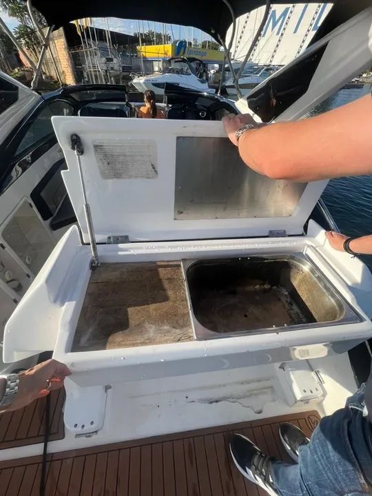 Lancha Royal Mariner 270 cabinada ano 2018. - Foto 11