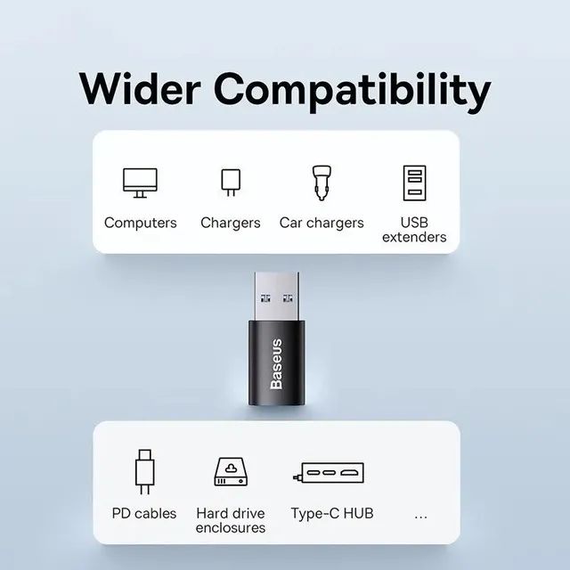 Adaptador USB OTG 3.1 USB C fêmea Para A macho - Foto 5