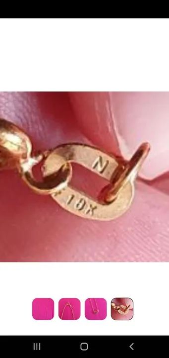 Corrente feminina folheada 18k - Foto 3