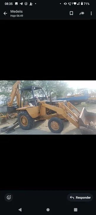 Retroescavadeira 580H pra trocar