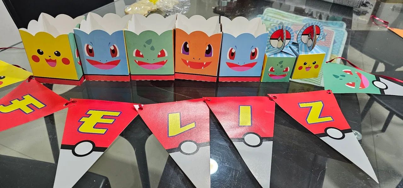 Kit festas Pokemon - Foto 3