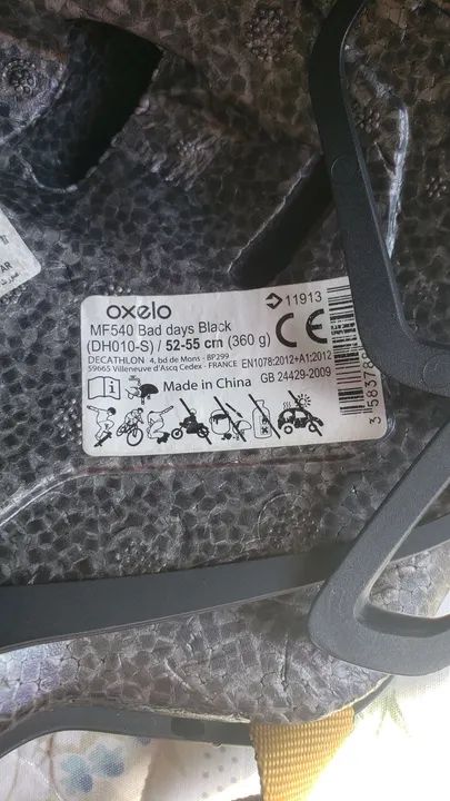 capacete infantil Oxelo semiprofissional  - Foto 6