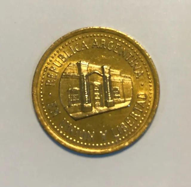 Moeda 25 Centavos Argentina, 1993 - Foto 2