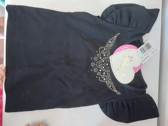 Conjunto Short Premium + Blusa Aplique Bika Kids - Foto 5