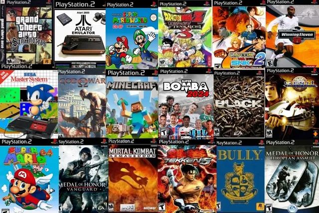 Jogos Playstation 2 5 cada
