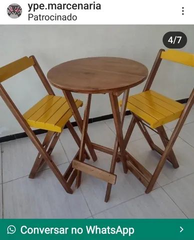Mesas e cadeiras dobrável  - Foto 3