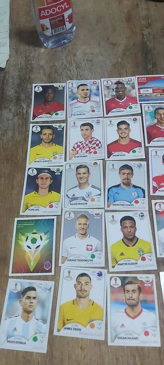 Copa do mundo 2018 .25 figurinhas. 60.00