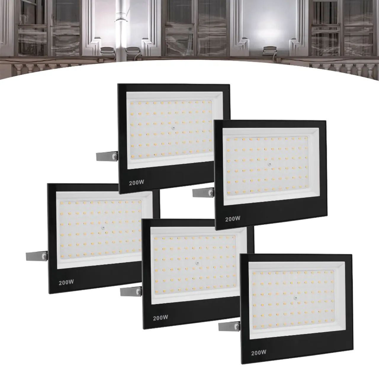 Refletor LED 200W - Branco Frio - Para Uso Externo - Foto 6