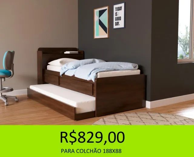 Cama de casal a pronta entrega 