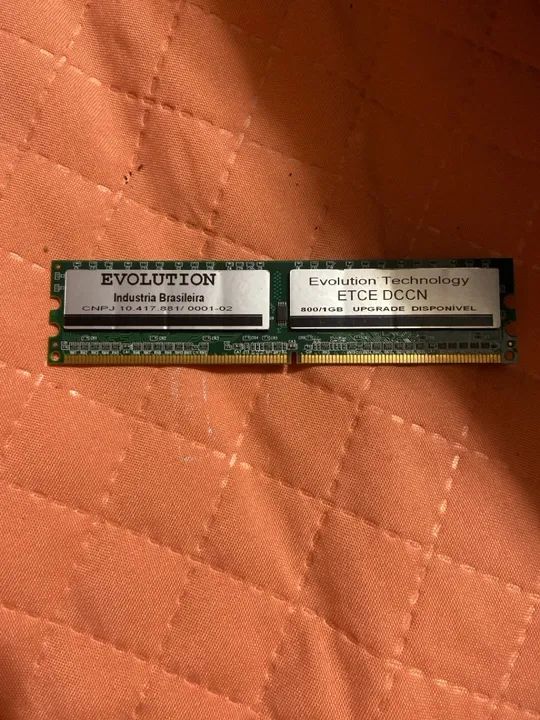 2x Memória RAM Evolution Technology 1GB DDR2 - Foto 2