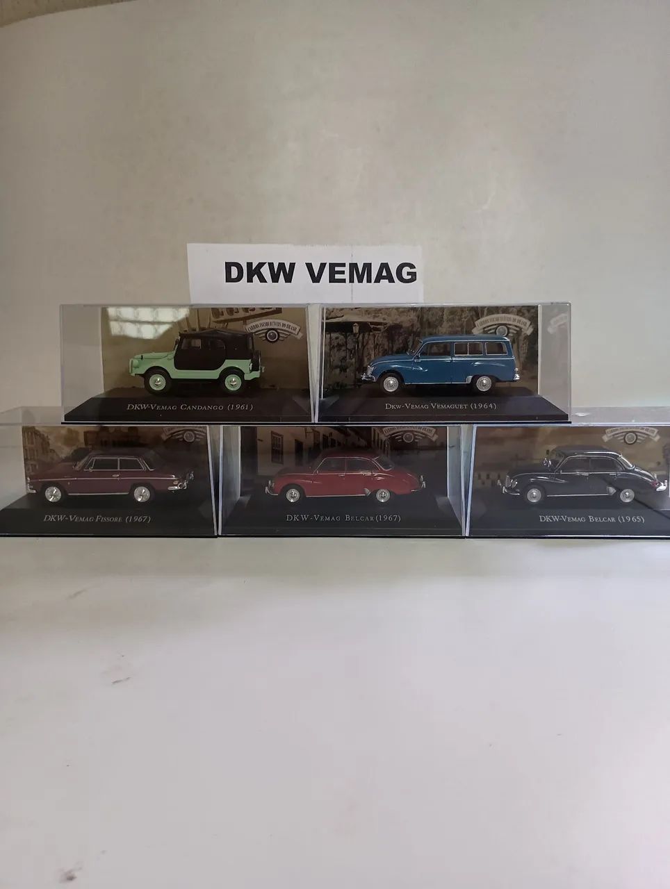 5 miniaturas 1 43 DKW Vemag carros inesquecíveis 