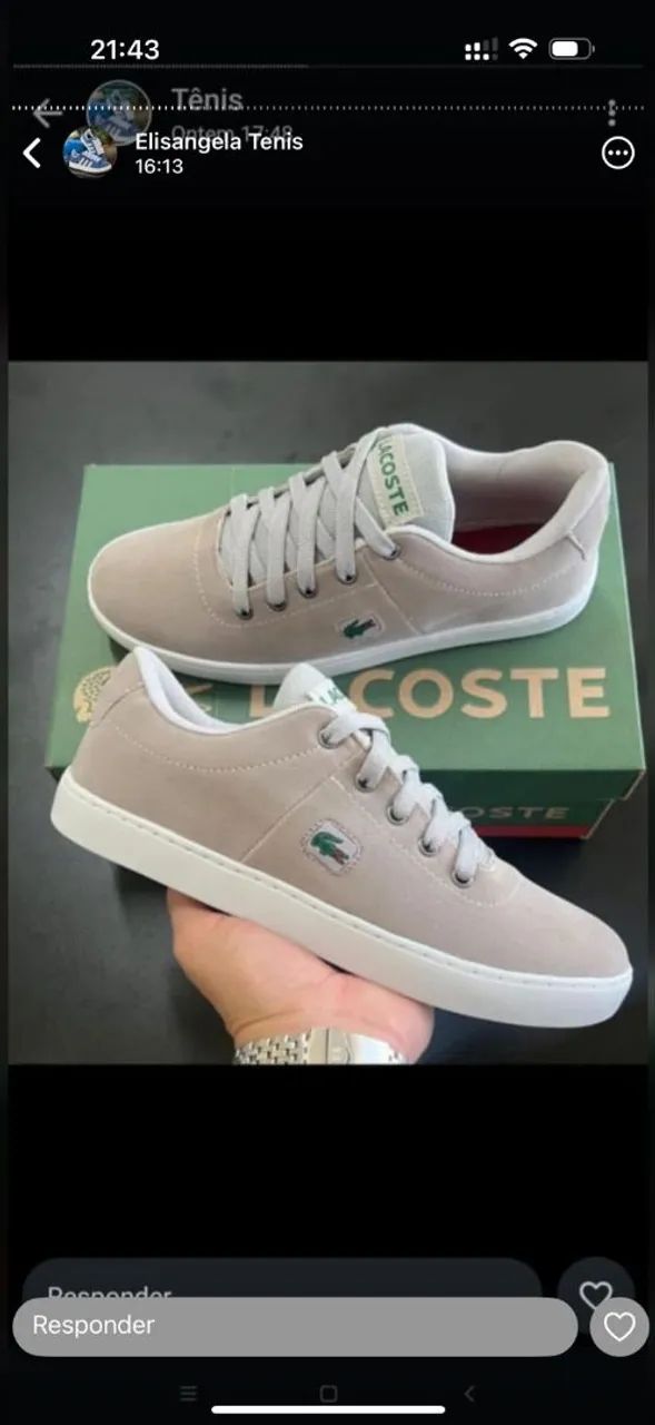 Tênis masculino no tamanho 39 40 41 42 43 