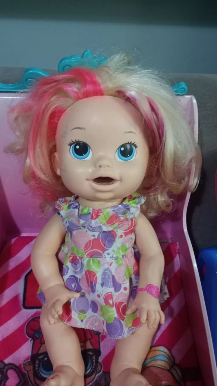 Boneca baby alive comilona 