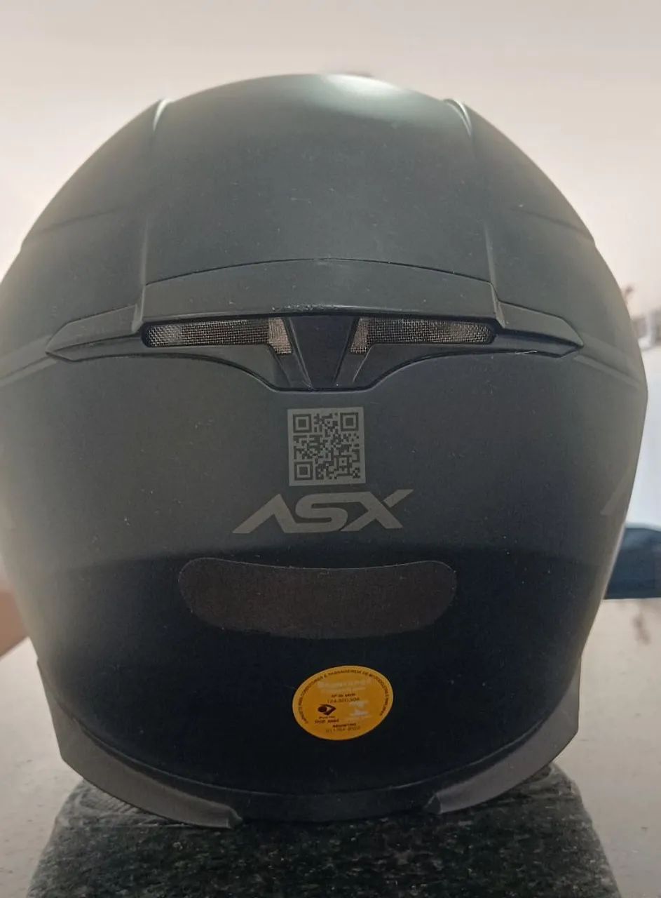 Capacete ASX Eagle Preto - Foto 3