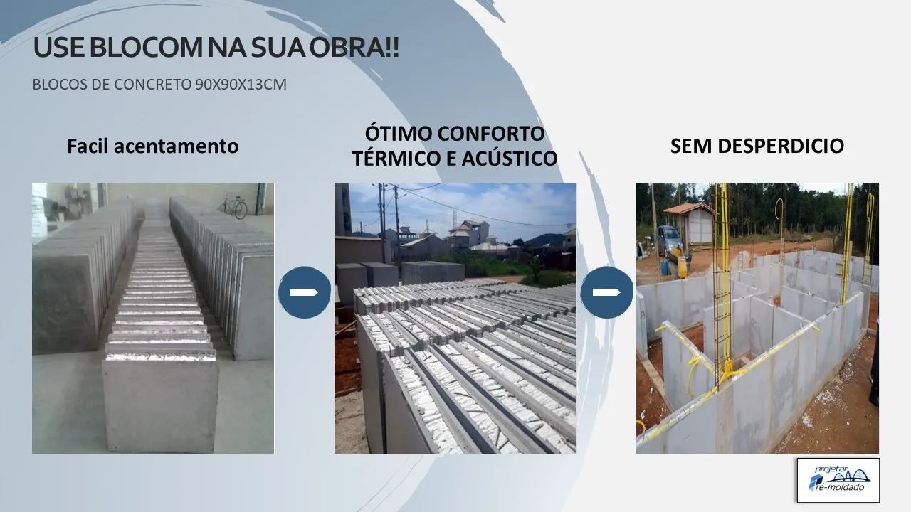 Paredes prontas Blocom premoldado !!!Blocos de Concreto para Construção - Foto 5