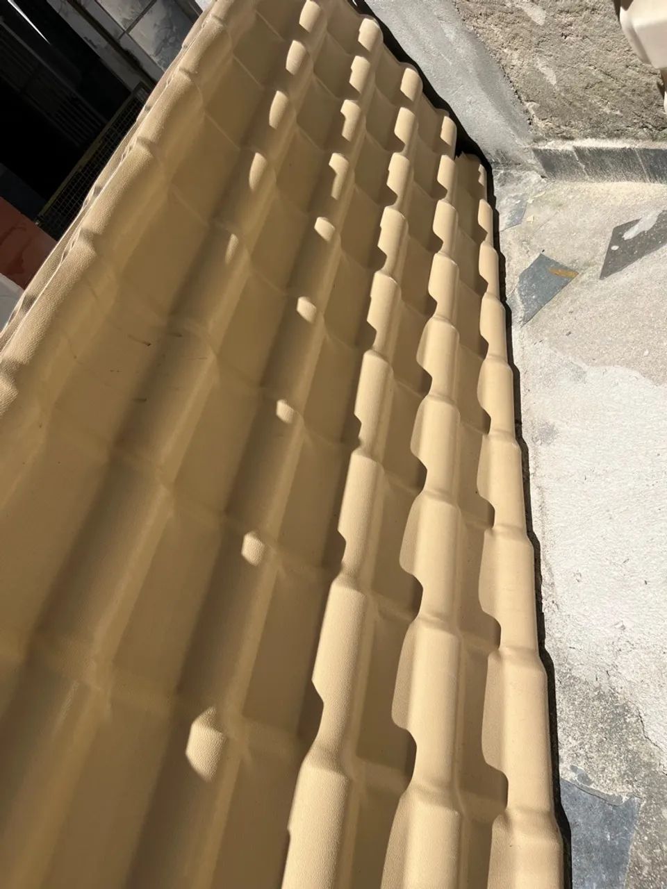 Telhas de PVC Marfim 0,86x3,28m Precon - Foto 5