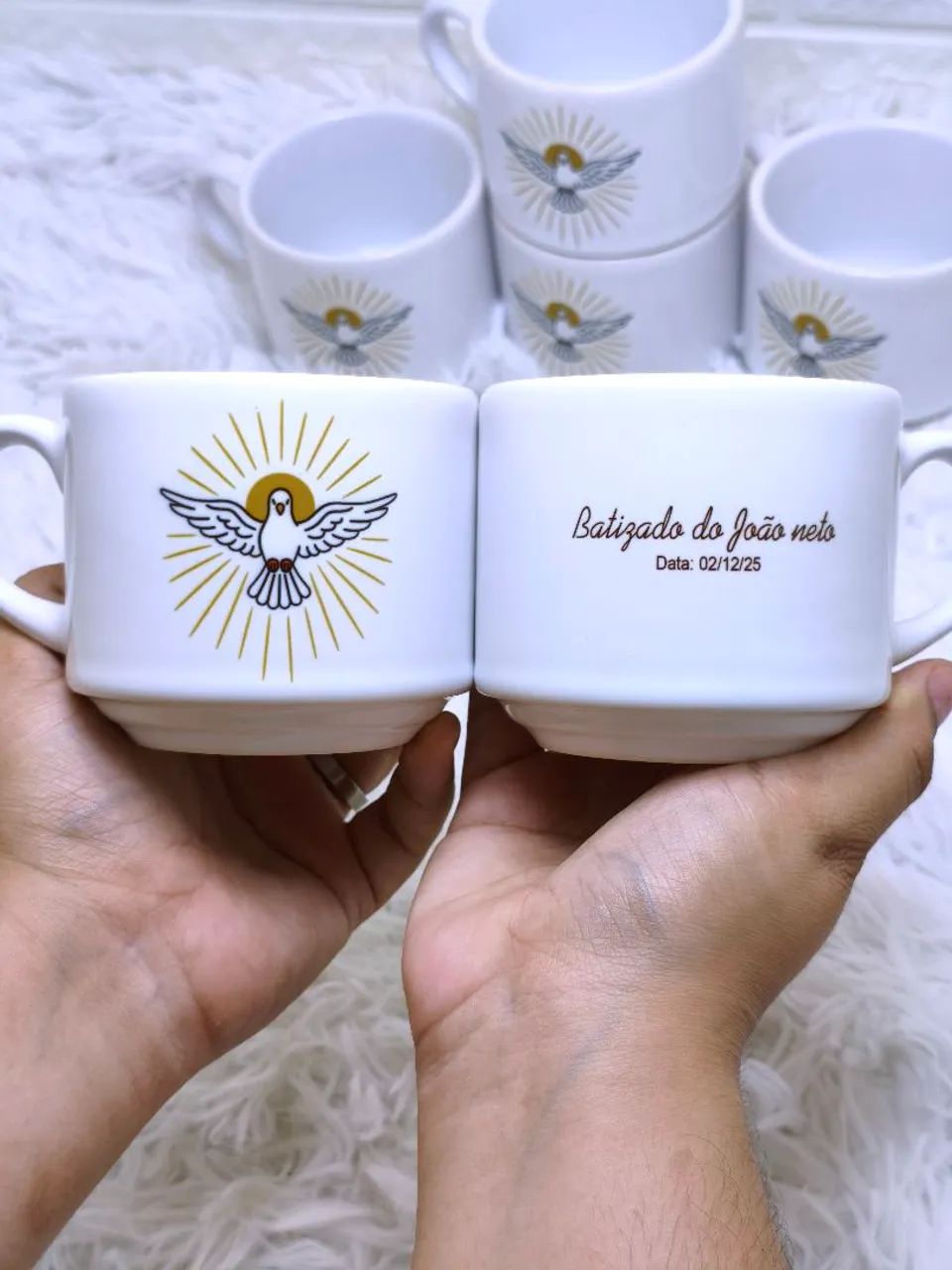 Xícara Personalizada - Lembrancinha de Batizado - Foto 3