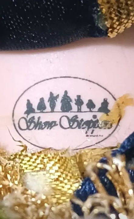 Boneca bebê palhaço Porcelana. Colecão Shong Stoppers. Olhos de vidro verdes.Tam. 60 cm - Foto 4