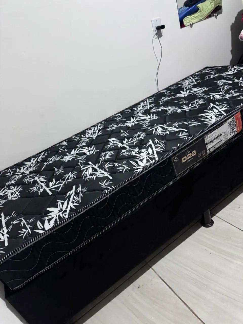 Cama D28 Solteiro Box e Colchão Nova Promoção  - Foto 3
