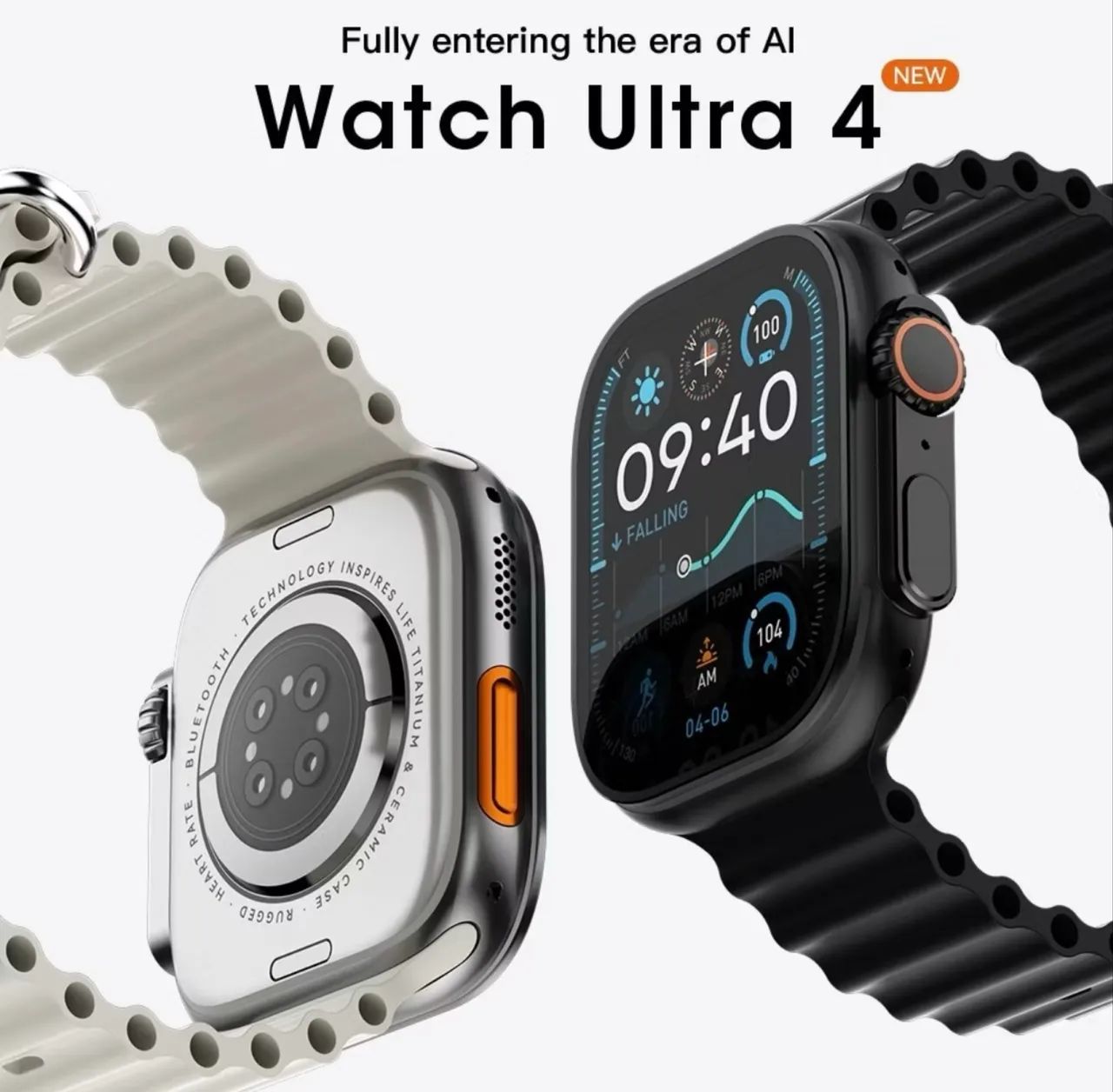 Smartowath Microwear Ultra 4 kit duas pulseiras película e case de blinde a prova d'água  - Foto 2