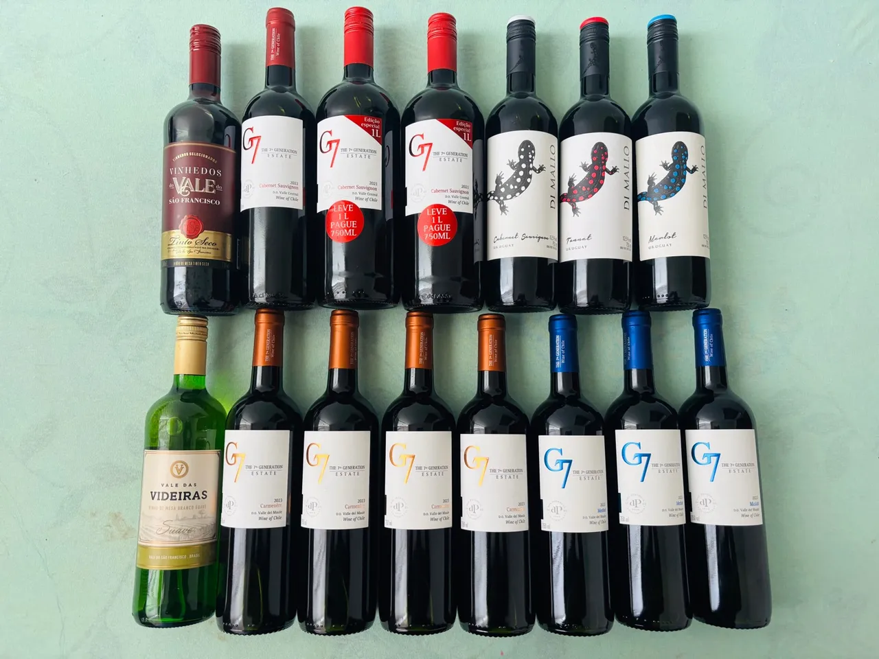Coleção de Vinhos Diversos