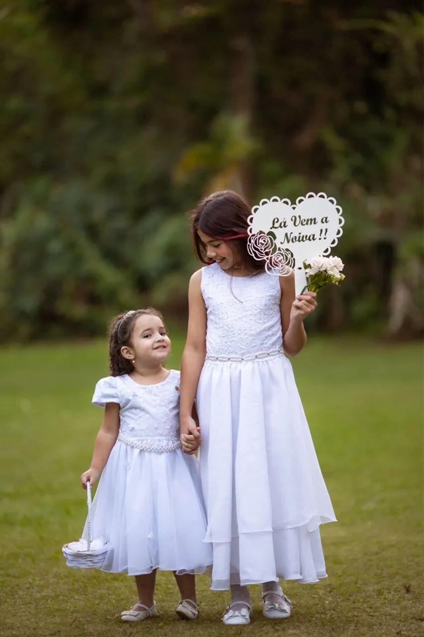 Vestido daminha de casamento