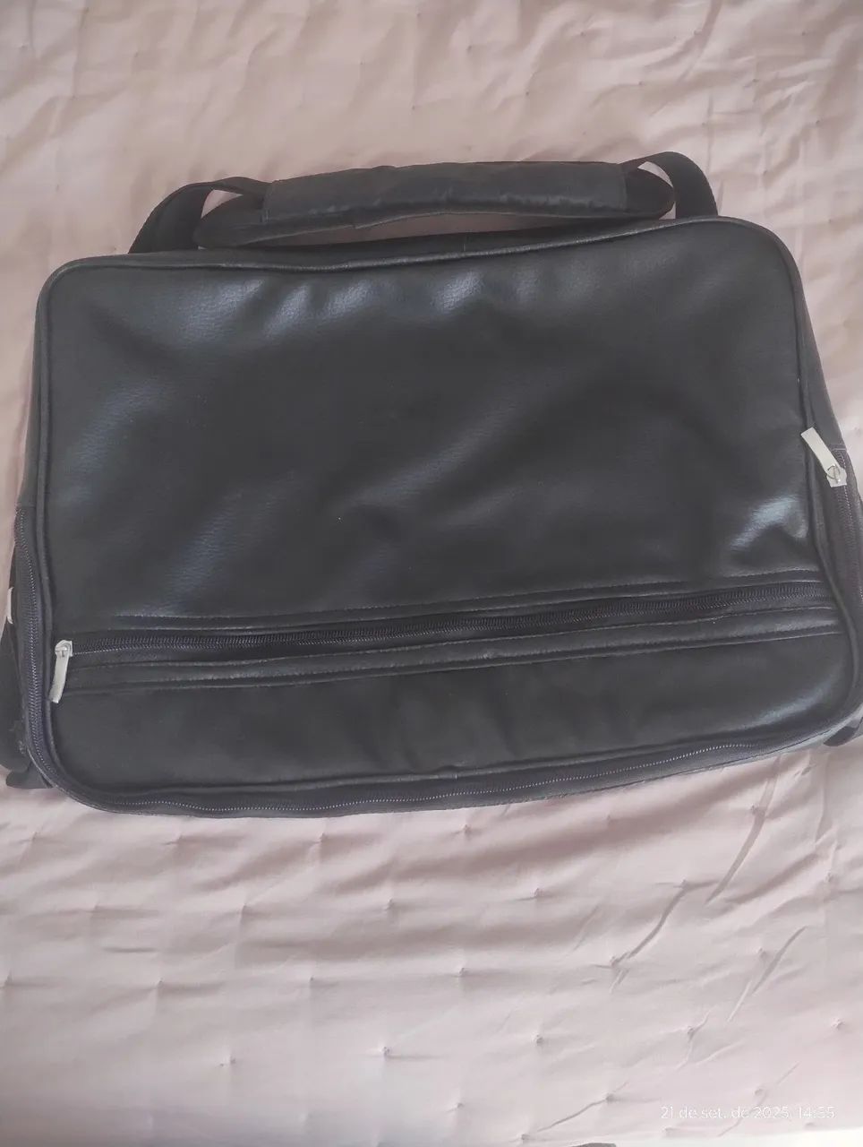 Bolsa em couro para notebook. Entrego! 