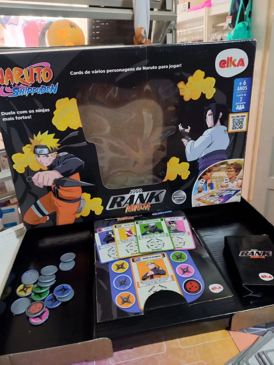 Jogo de Tabuleiro Naruto Shippuden Rank Ninja - Foto 2