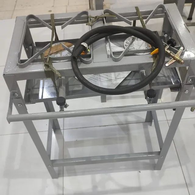 Kit fogao industrial de alta pressao com registro 