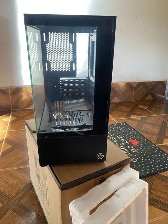 Gabinete Gamer TGT Legion, Mid-Tower, Lateral de Vidro, Preto, Novo, Lacrado - Foto 4