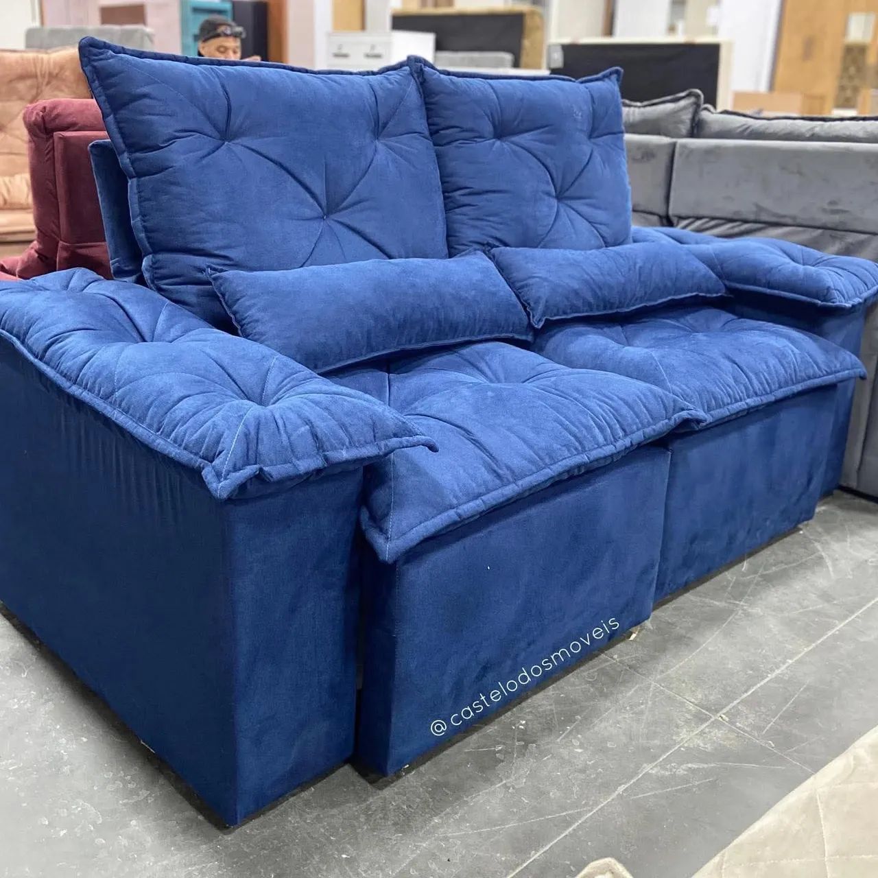 MARAVILHOSO SOFÁ RETRATIL RECLINAVEL 2,00CM 