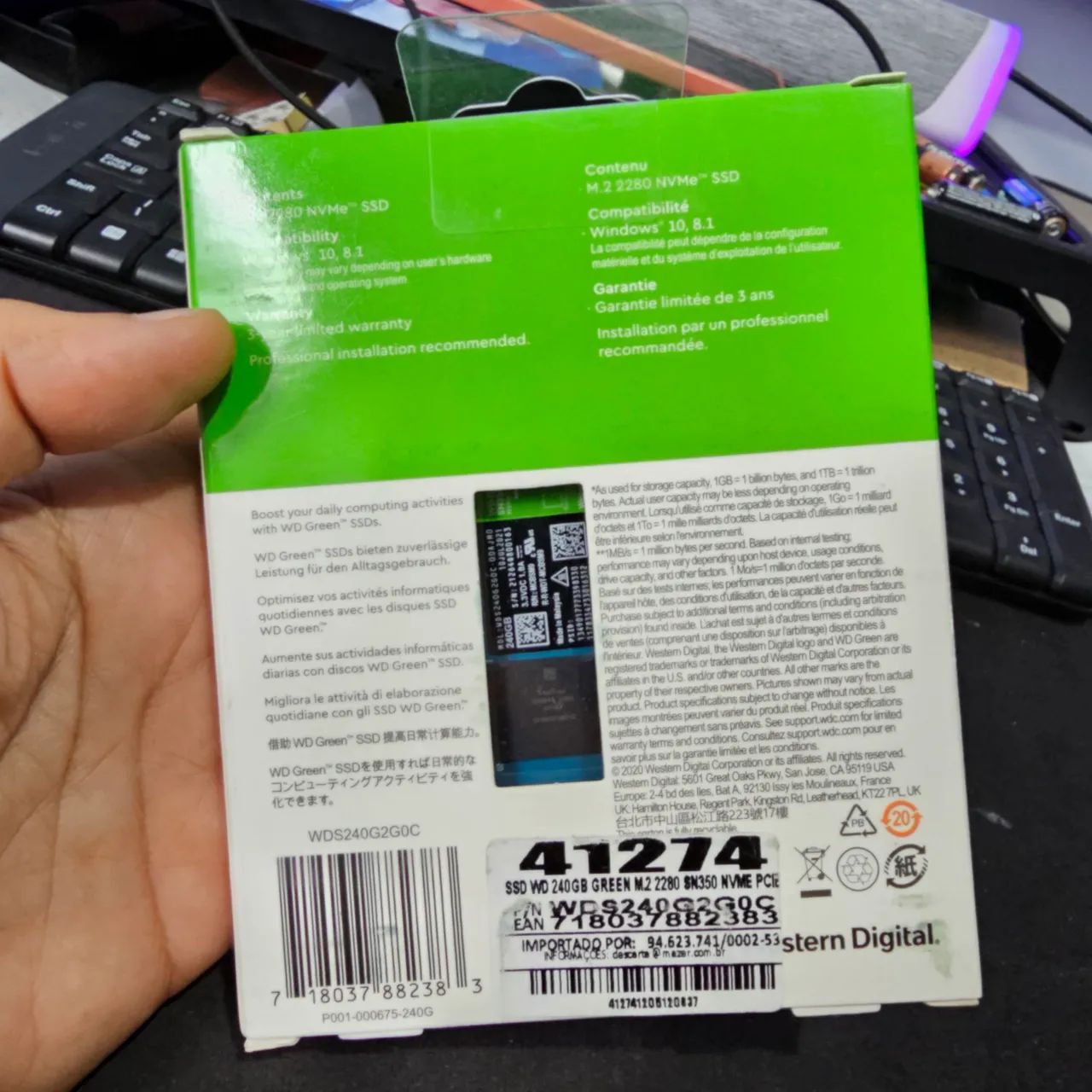 SSD WD Green SN350 NVMe 240GB - Foto 2