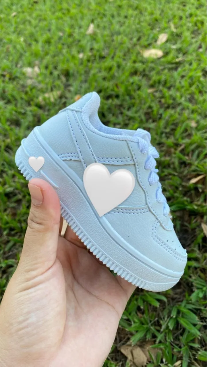 Tênis Infantil De bebê Branco Nike