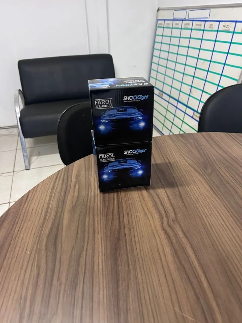 -ULTIMAS UNIDADES! Farol Auxiliar SHOCKlight Universal - Novo na Caixa (Par) - Foto 2