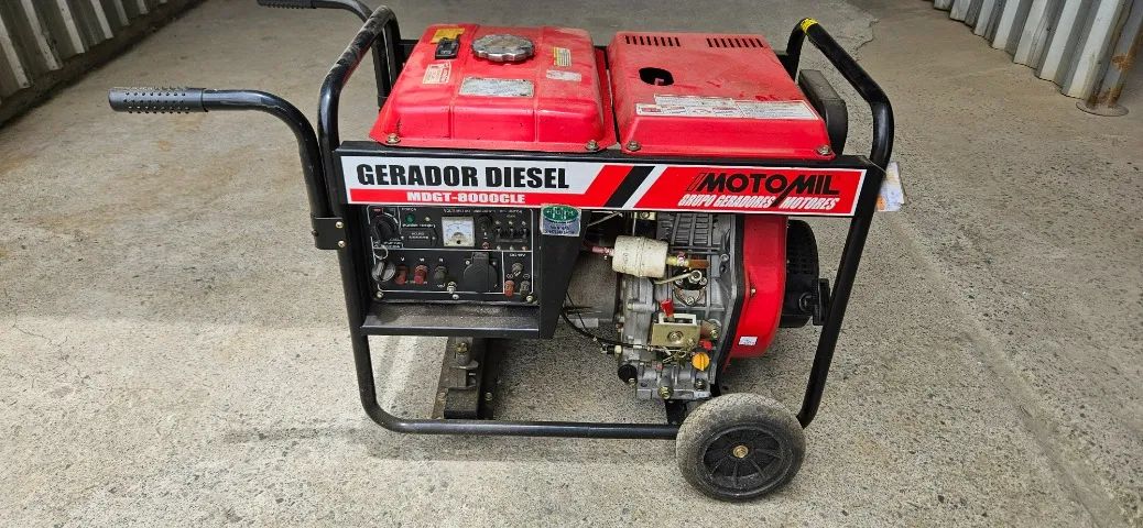 Gerador Diesel Motomil MDGT-8000CLE 13HP 220/380V - Foto 2