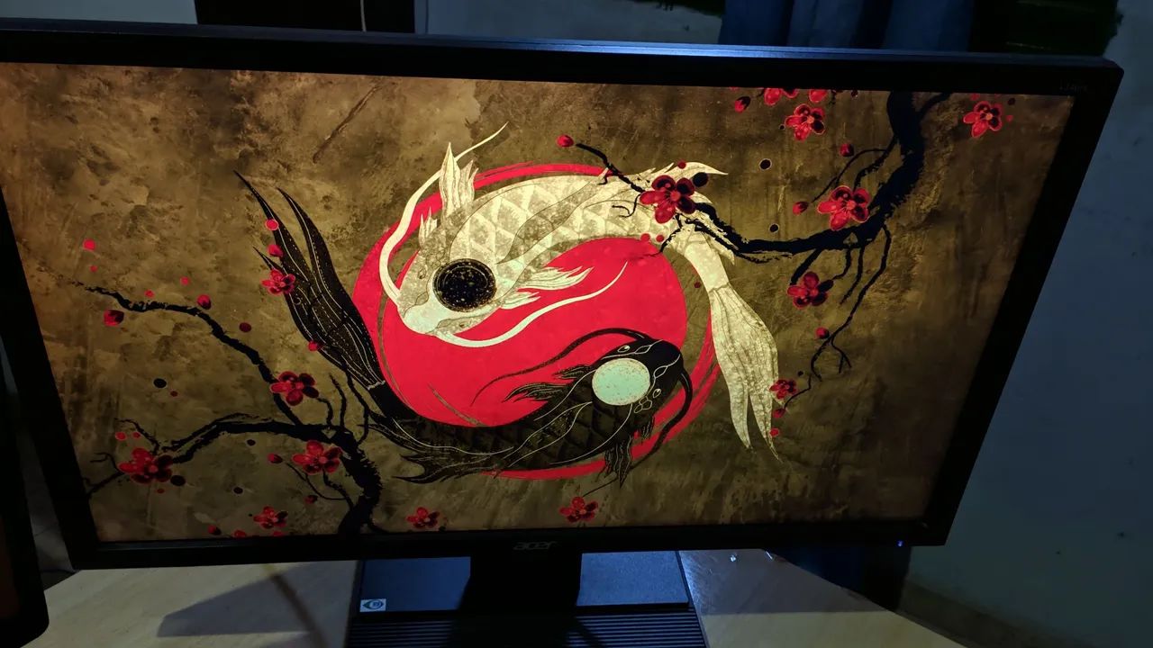 Monitor Gamer Acer 24" FHD LED 5ms HDMI/DVI/VGA V246HL Preto