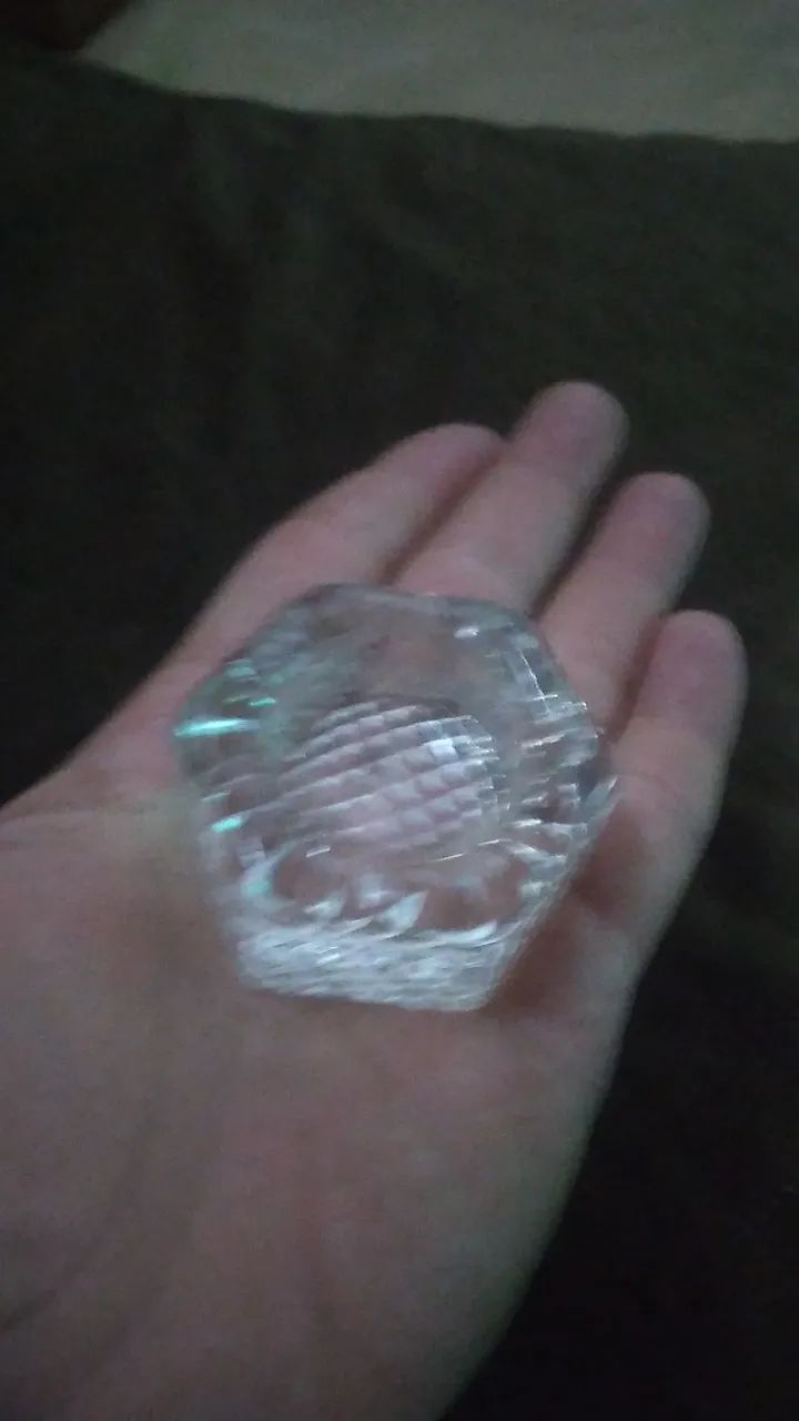 Trio de cinzeiros de cristal - Foto 4