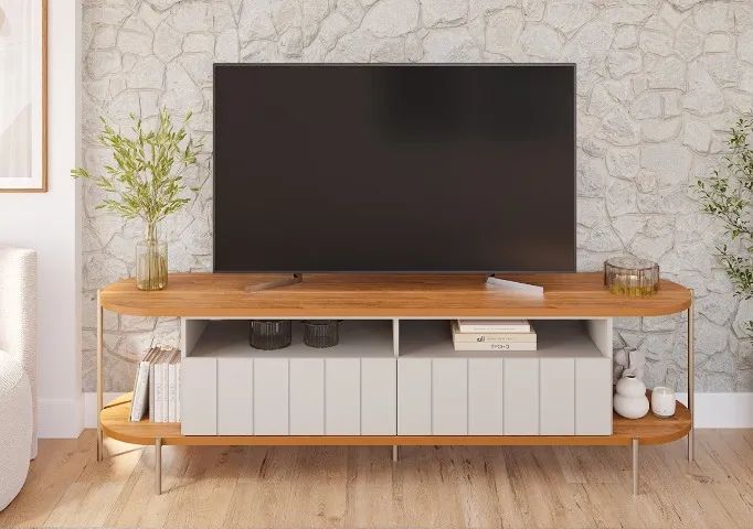 Rack Monaco Permobili Cinamomo/Off White - Entrega Rápida! 