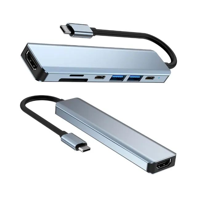 HUB USB-C MXT Multifuncional C/ HDMI 7 em 1 - AC3056 - Foto 2