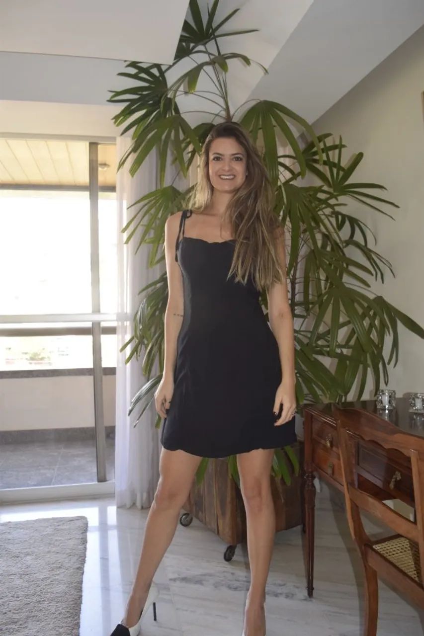 Vestido preto M ou G - Foto 4