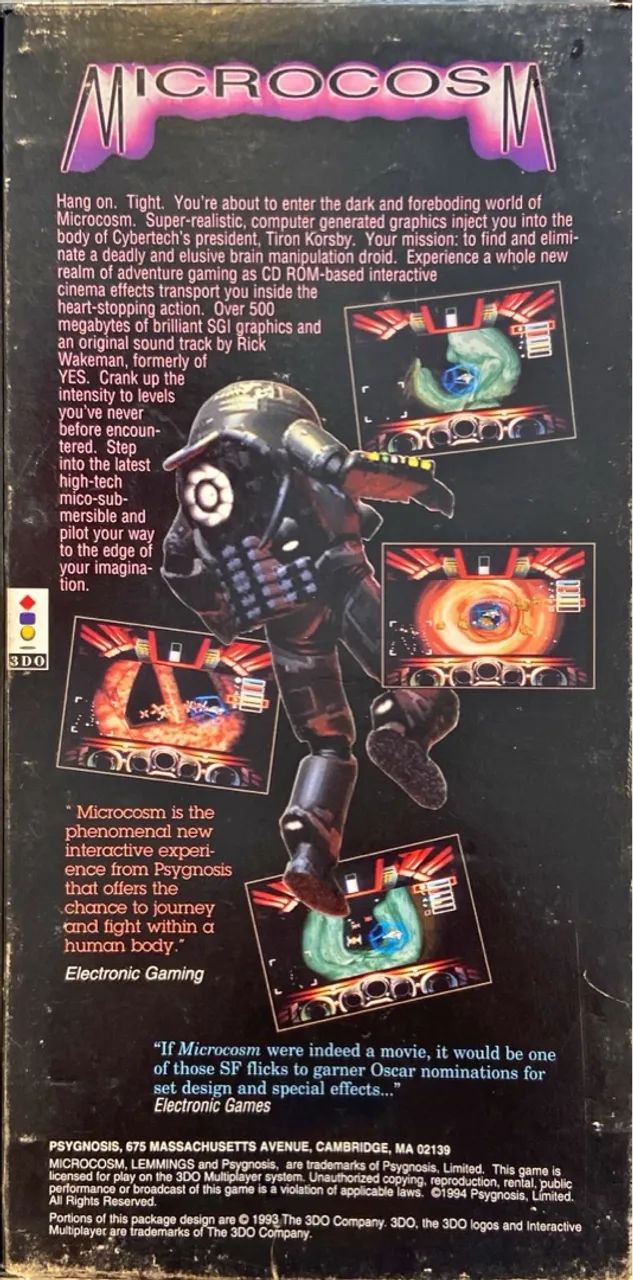 Jogo Panasonic 3DO - Microcosm  - Foto 2
