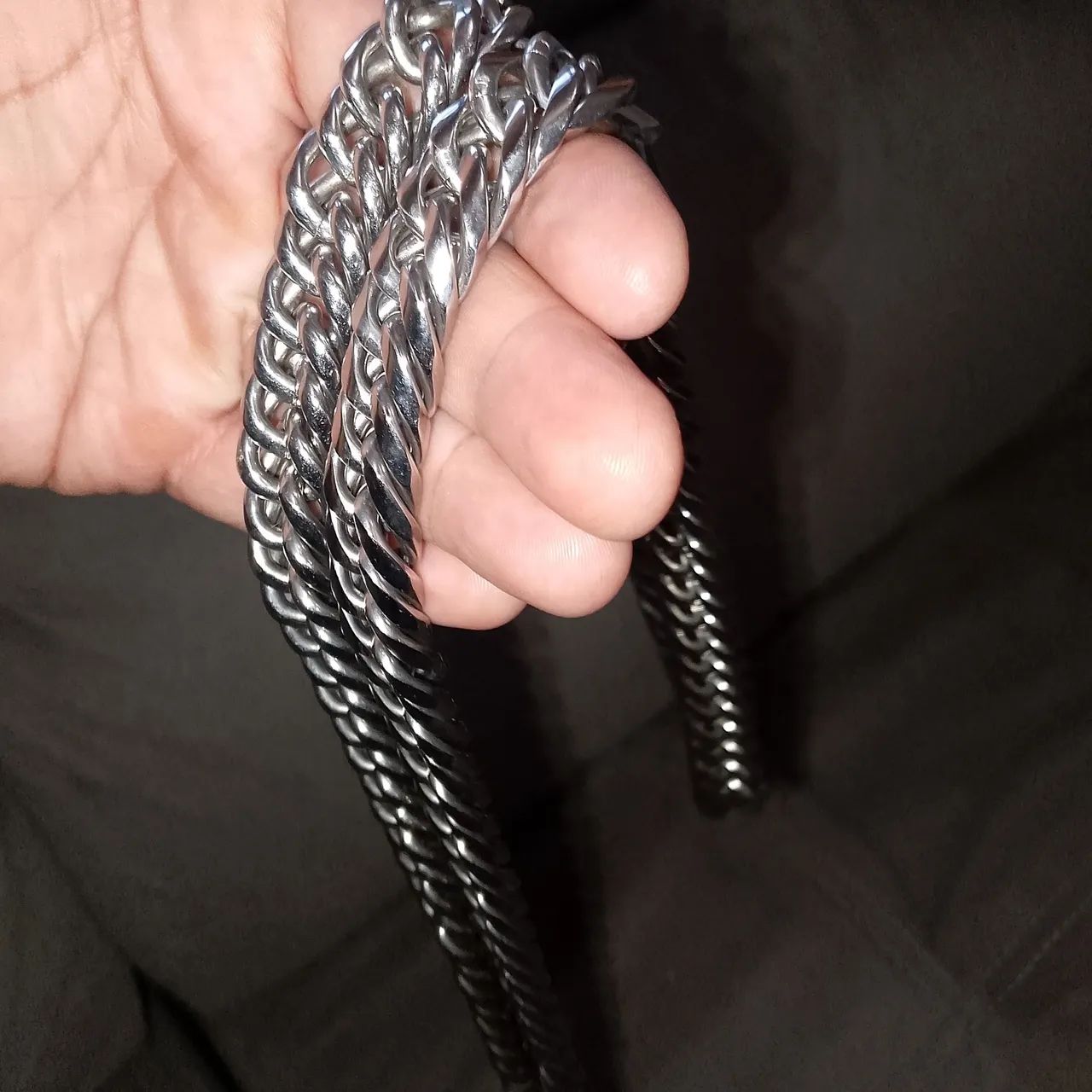 Cordão MC ostentação 80cm (aço inoxidável)  - Foto 5