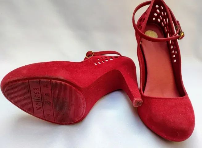 MELISSA EAGLE II SP VERMELHO FLOCADA tamanho 36 - Foto 3