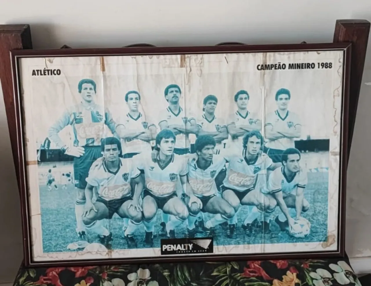 Quadro Atlético Campeão Mineiro 1988
