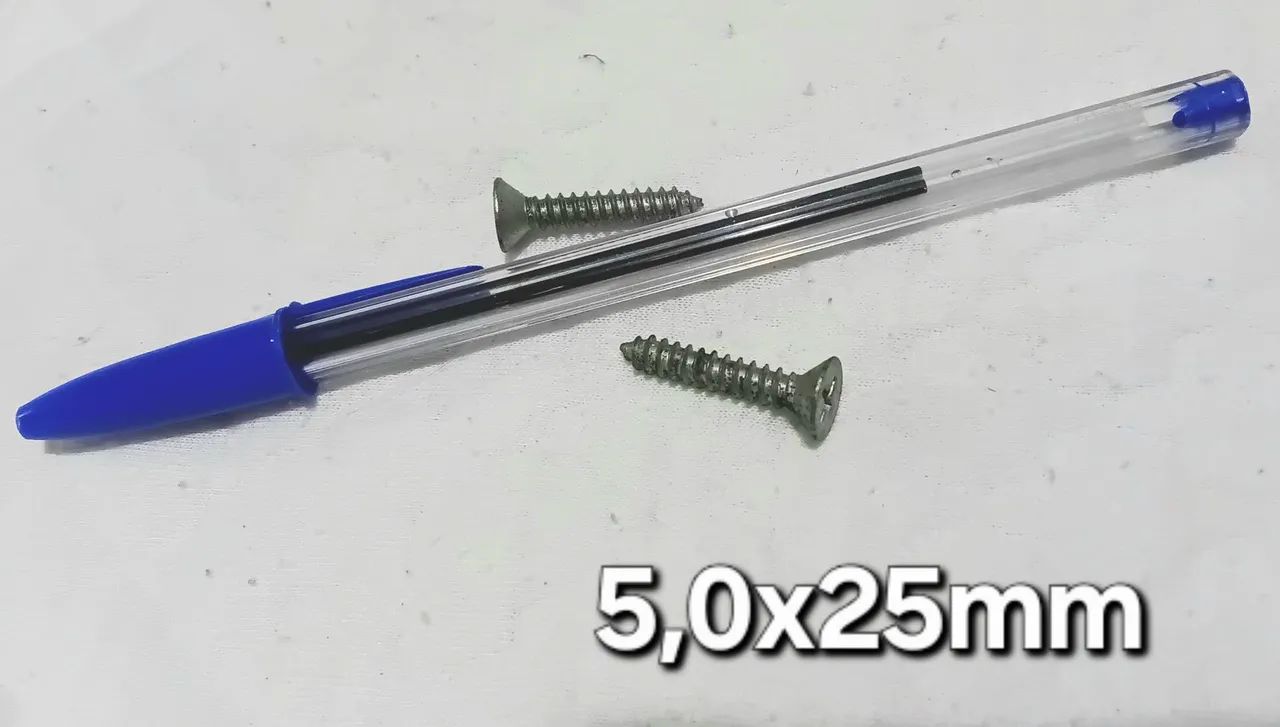 Parafusos Fixer Cabeça Phillips Chata 5,0x25mm Aço Carbono Zincado 450 peças - Foto 3