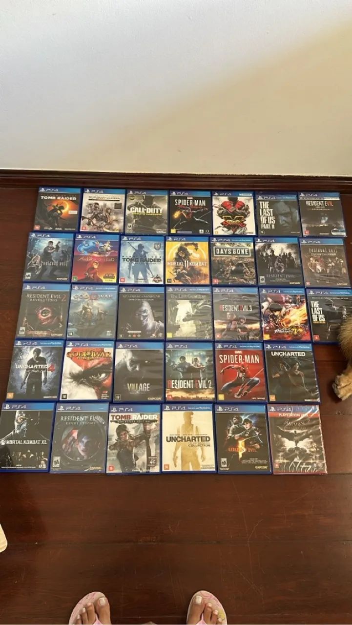 Coleção de jogos PS4 - Diversos títulos