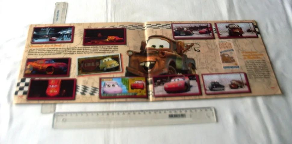 Colecionável - Álbum Figurinhas Carros - Disney Pixar - 2006 - Completo - Foto 4