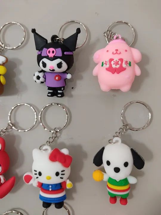 Chaveiros Sanrio Hello Kitty Preço por unidade  - Foto 5