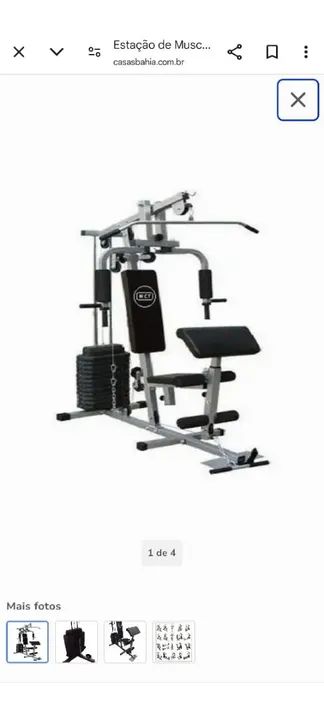 Estação de Musculação Multifuncional